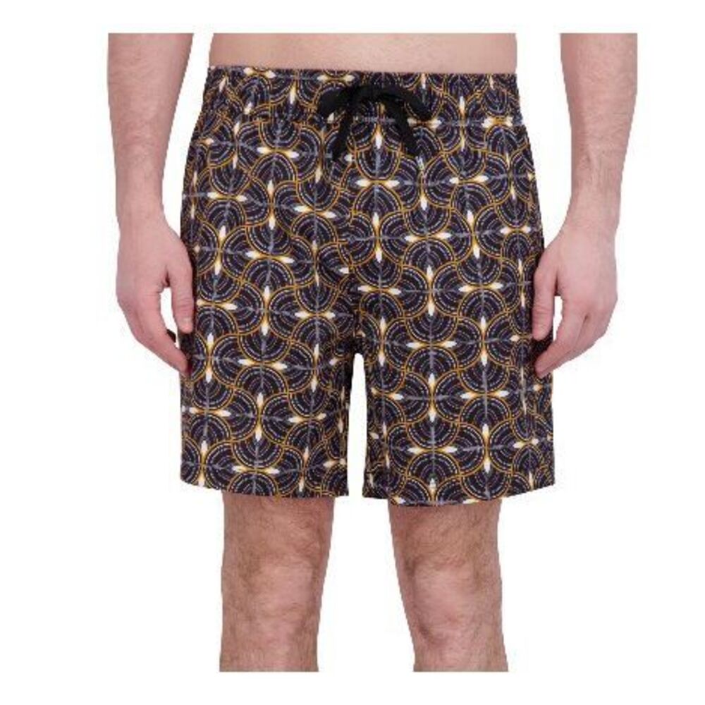 Robert Graham Drew Floral Print Drawstring 7" Swim Trunks Sarches Small